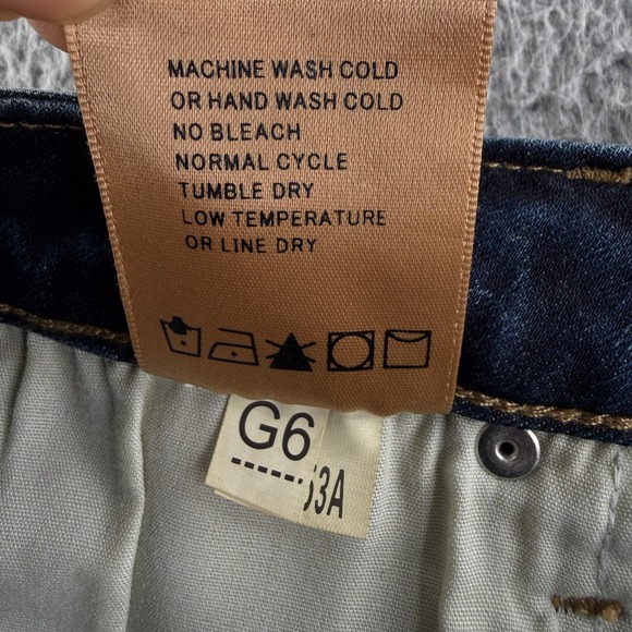 Driftwood Jeans Womens 26 Colette Embroidered Crop Straight Portofino Raw Edge - Picture 16 of 16